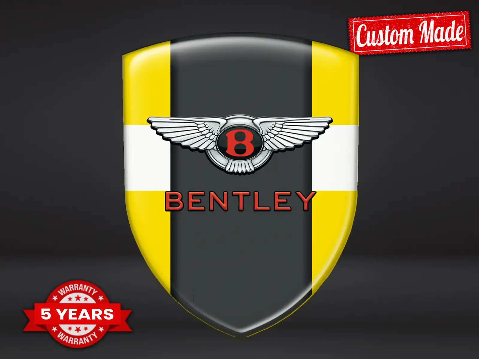 Bentley Silikonsticker Hochwertig Professionell Anpassbar